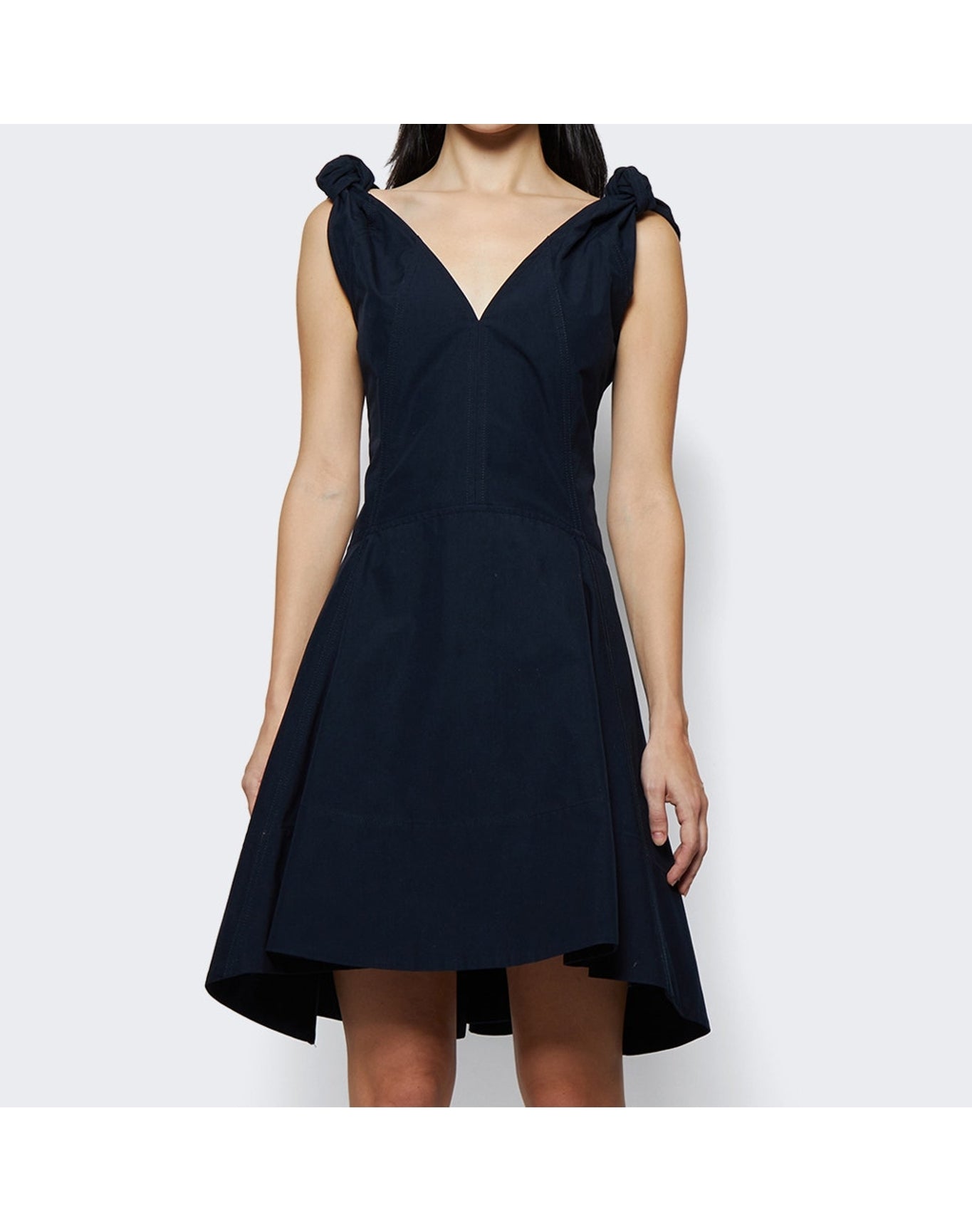 Bottega Veneta | Women | Compact Cotton Dress | Abyss