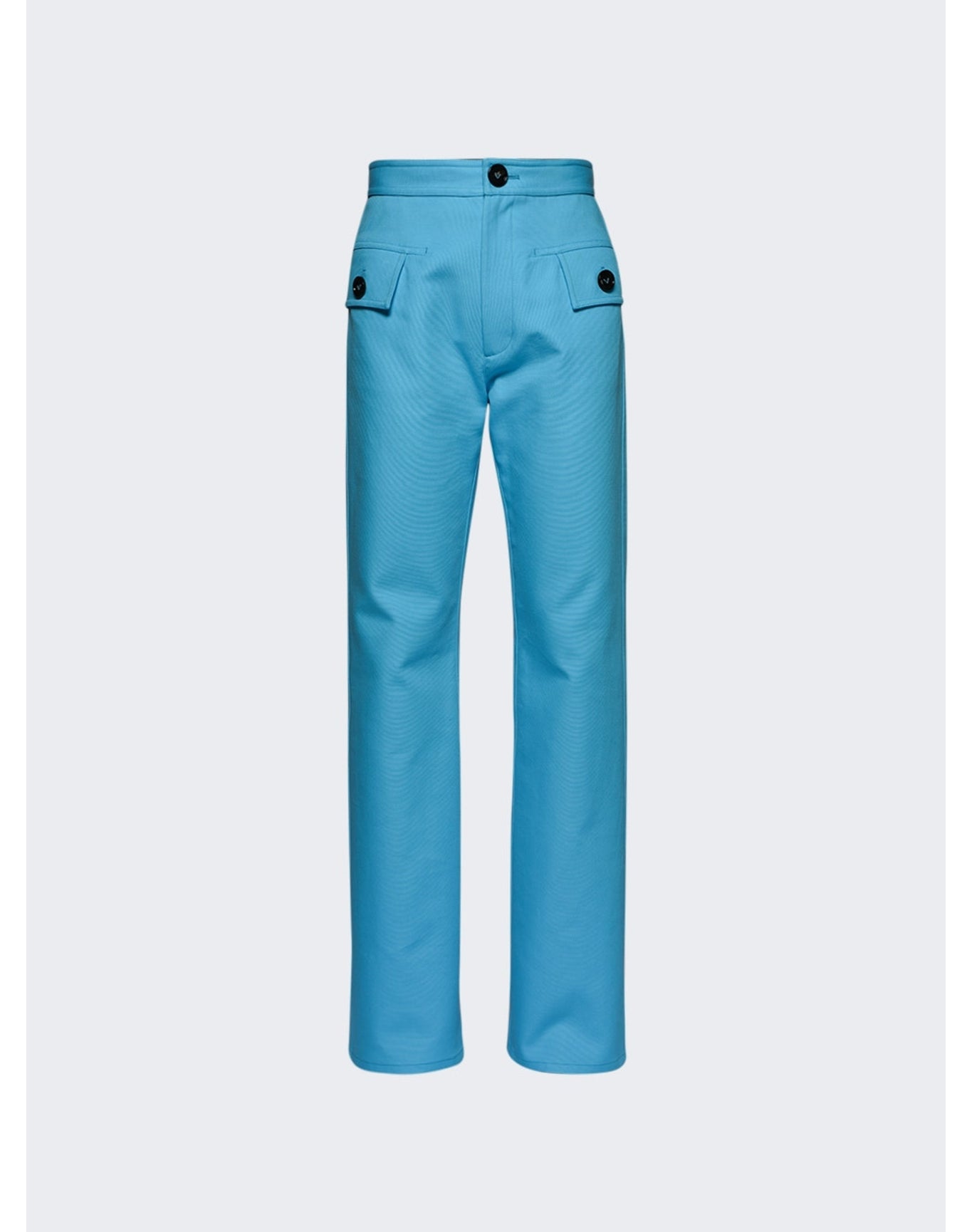 Bottega Veneta | Women | Double Cotton Canvas Trousers | Dip Blue