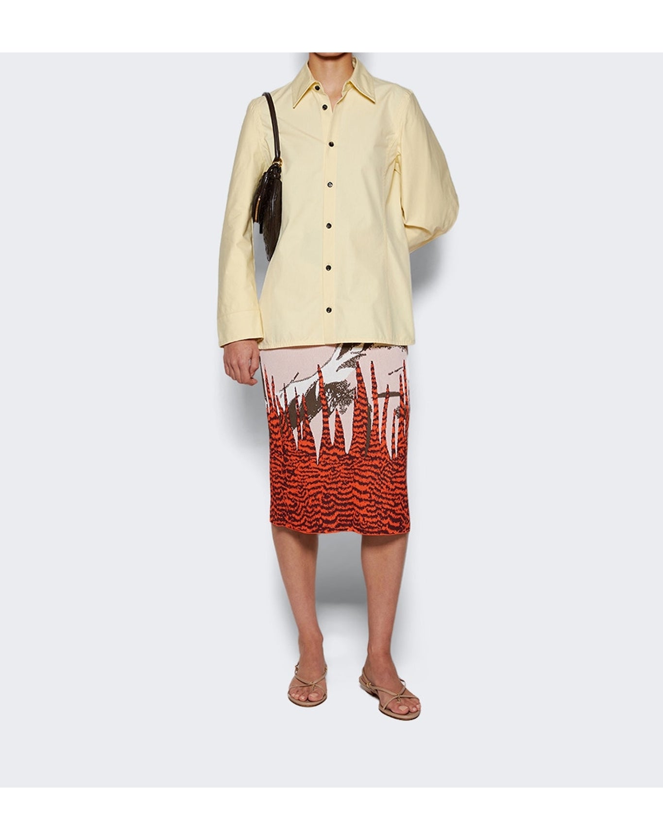 Bottega Veneta | Women | Jacquard Skirt | Cameo