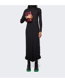 Bottega Veneta | Women | Light Viscose Plissé Dress | Black