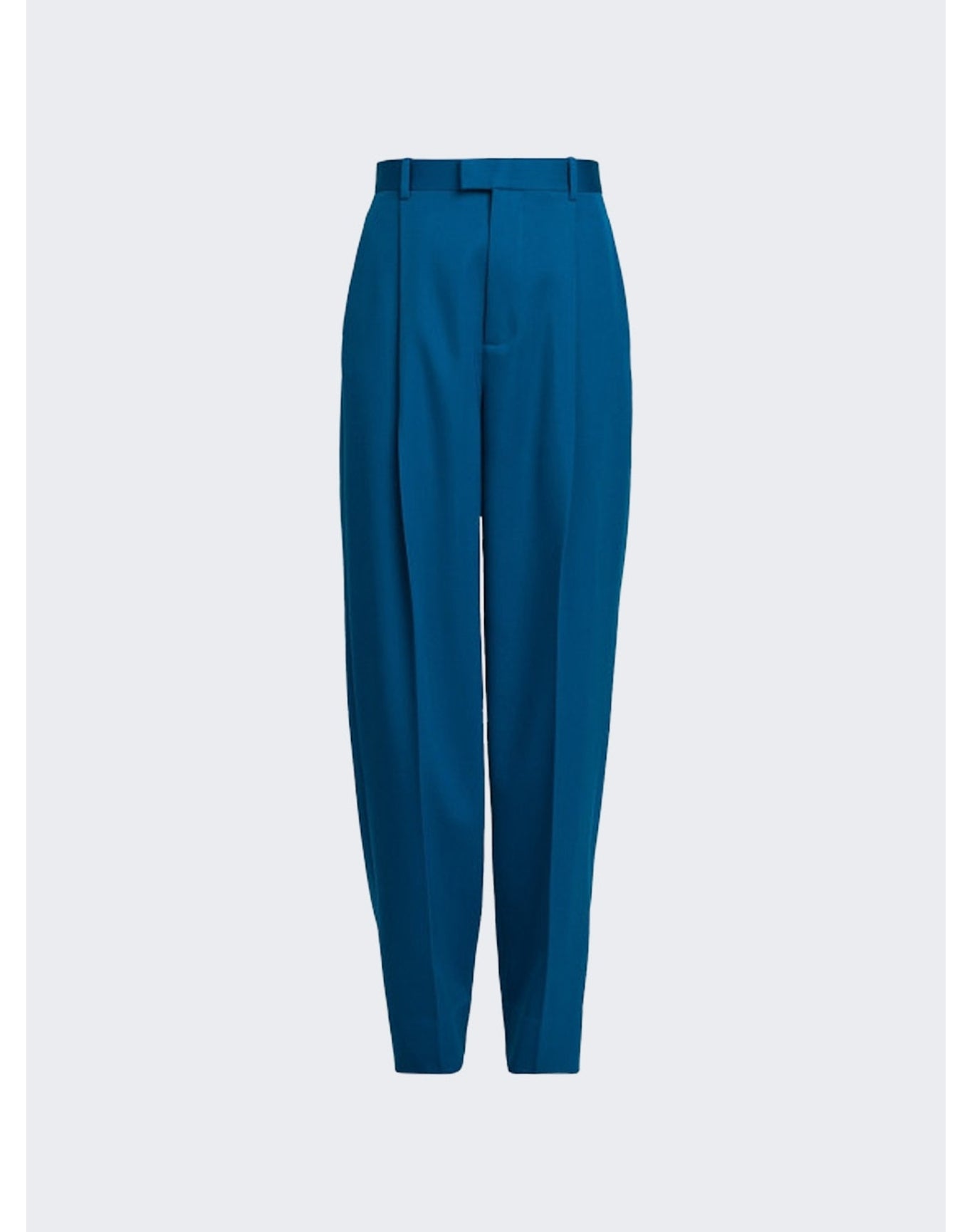 Bottega Veneta | Women | Wool Gabardine Trousers | Pacific Blue