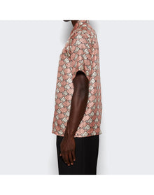 Botter | Men | Classic Short Sleeve Shirt | Pink Fish Silk