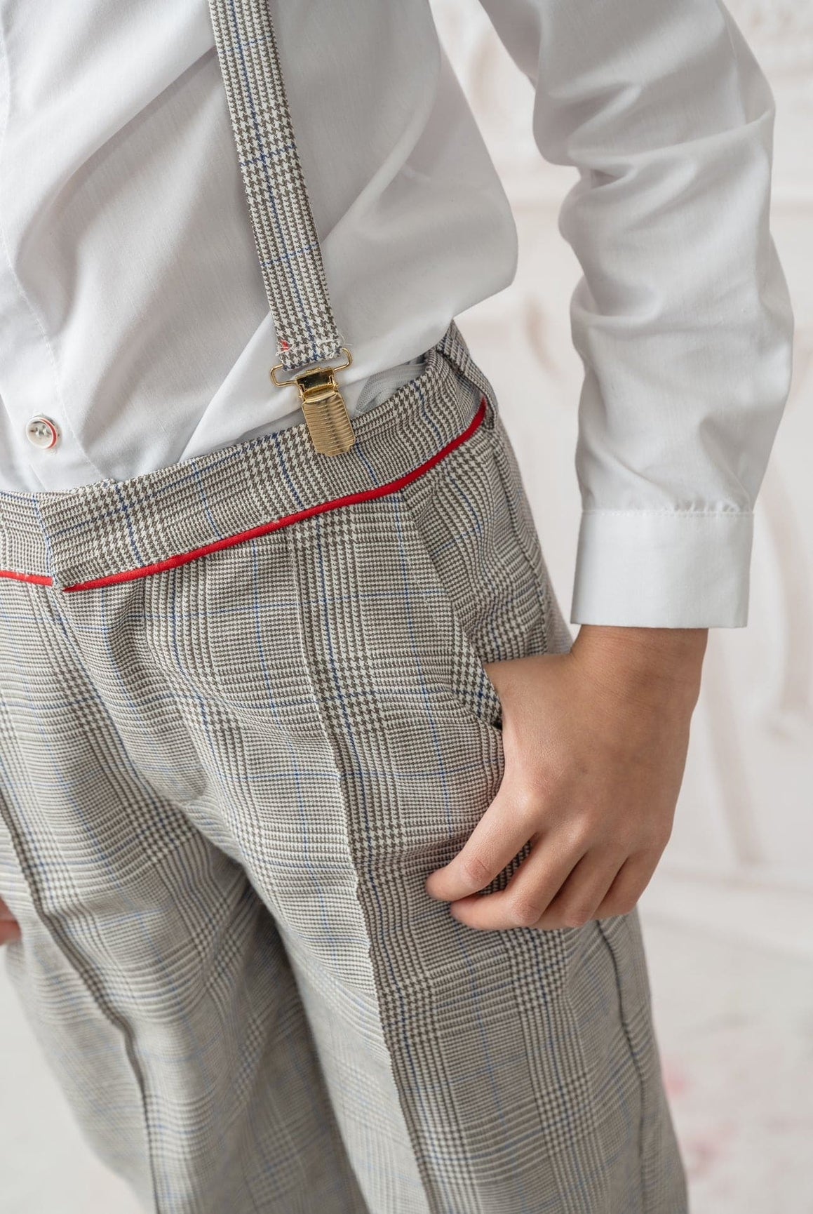 Boy | George Tartan Print Top and Pants Set