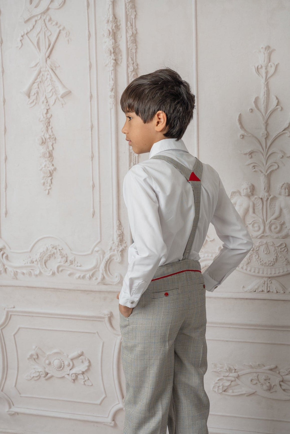 Boy | George Tartan Print Top and Pants Set
