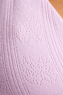 Pointelle Mini Bra | Lilac