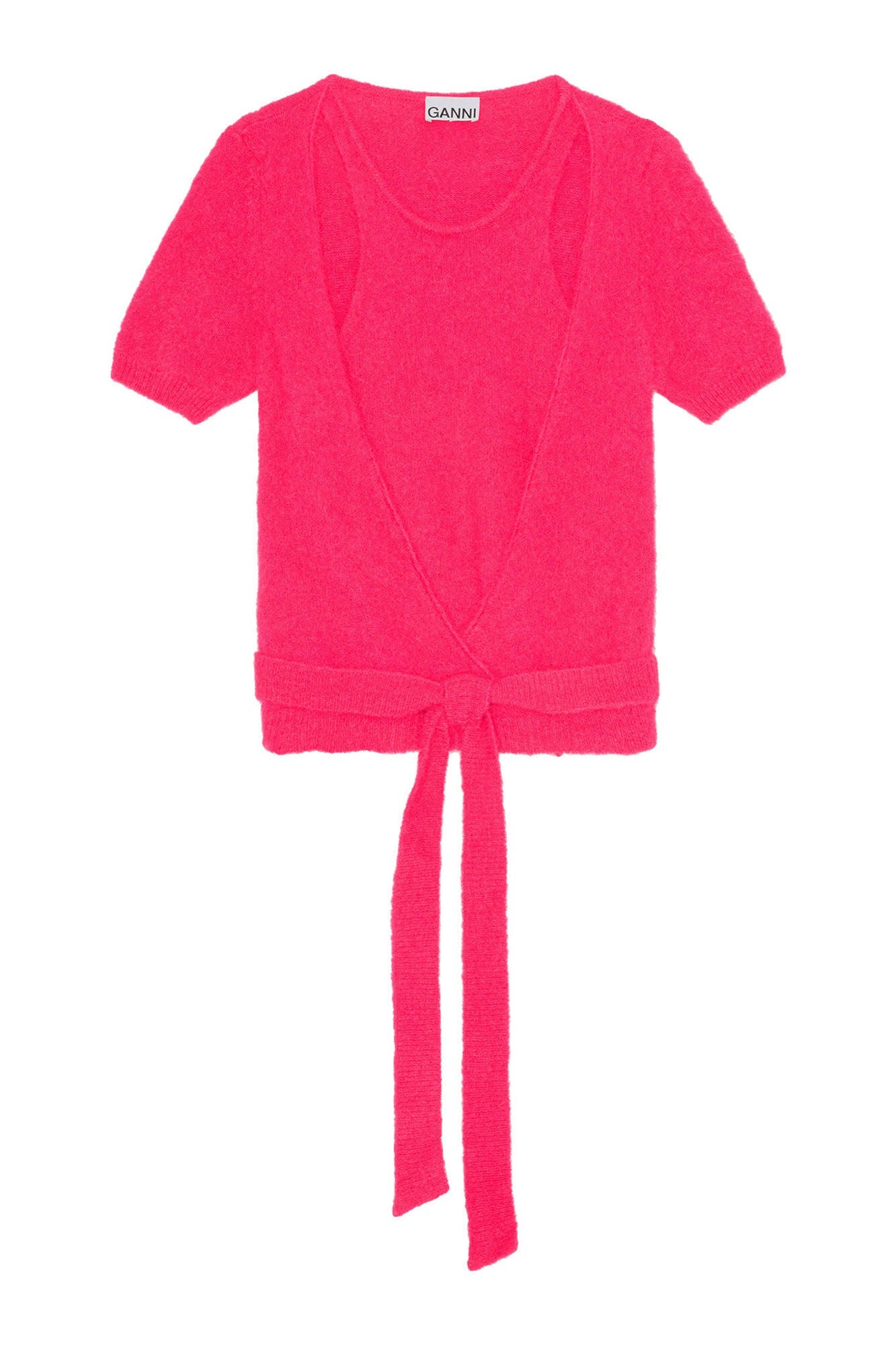 Brushed Alpaca Wrap Blouse | Love Potion