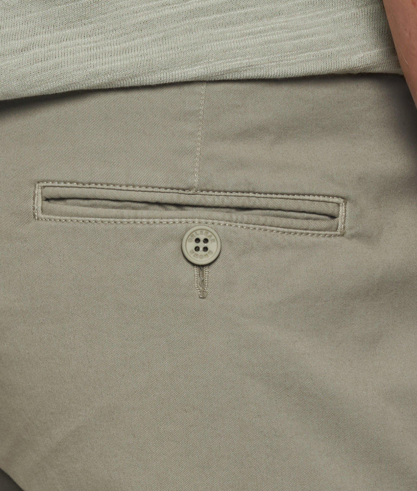 Bulldog Cotton Twill Mid-Length Cotton Twill Shorts | Cliff Grey