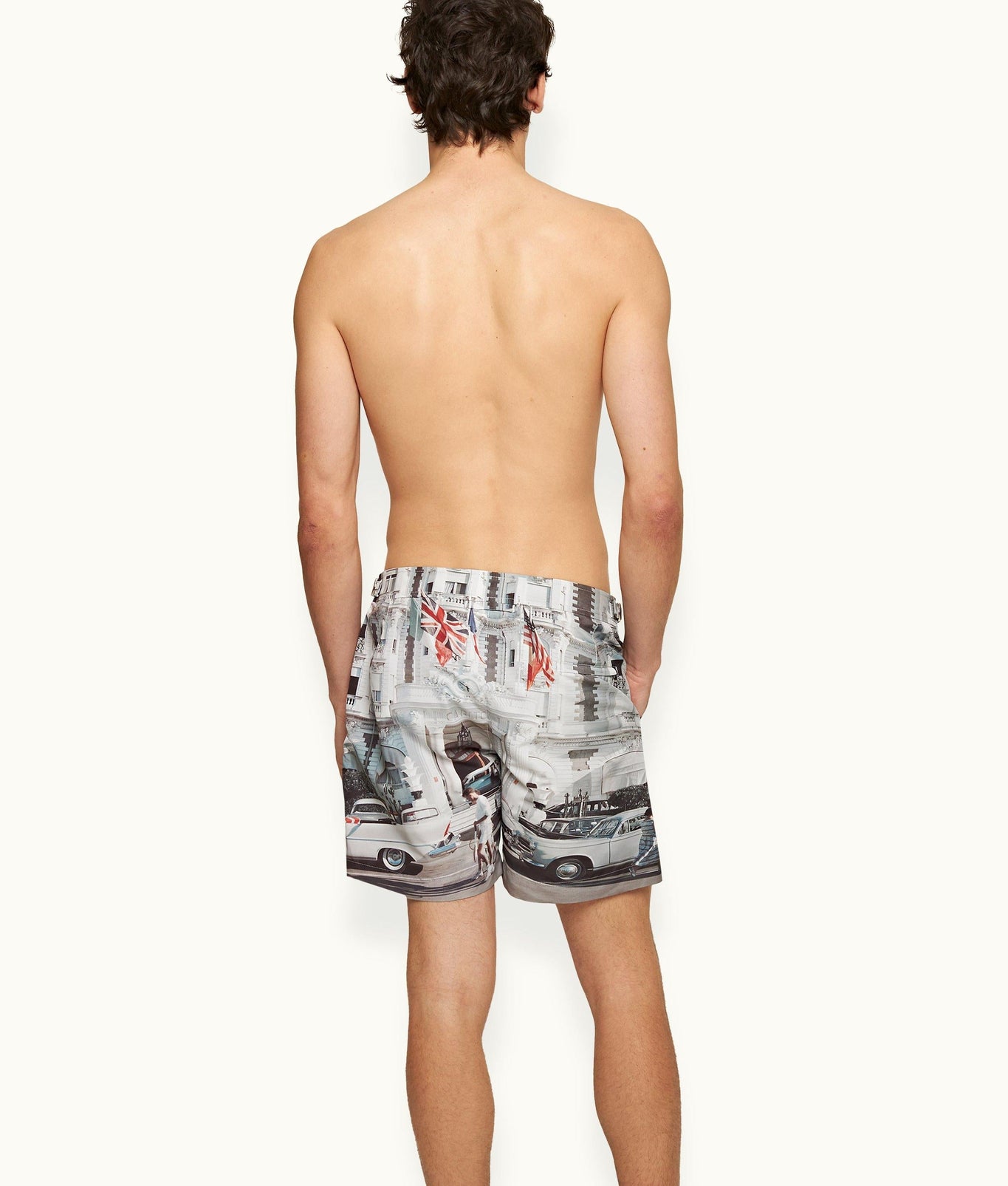 Bulldog Photographic Print Mid-Length Swim Shorts | Carlton Cannes