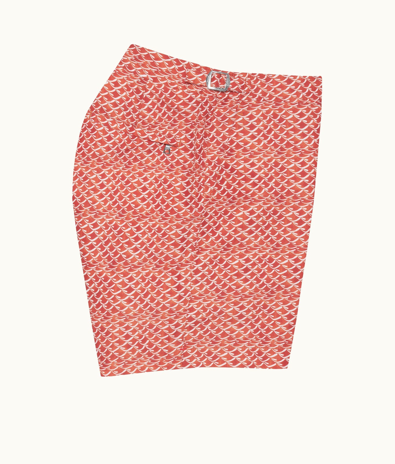 Bulldog Wave Print Mid-Length Swim Shorts | Firestone