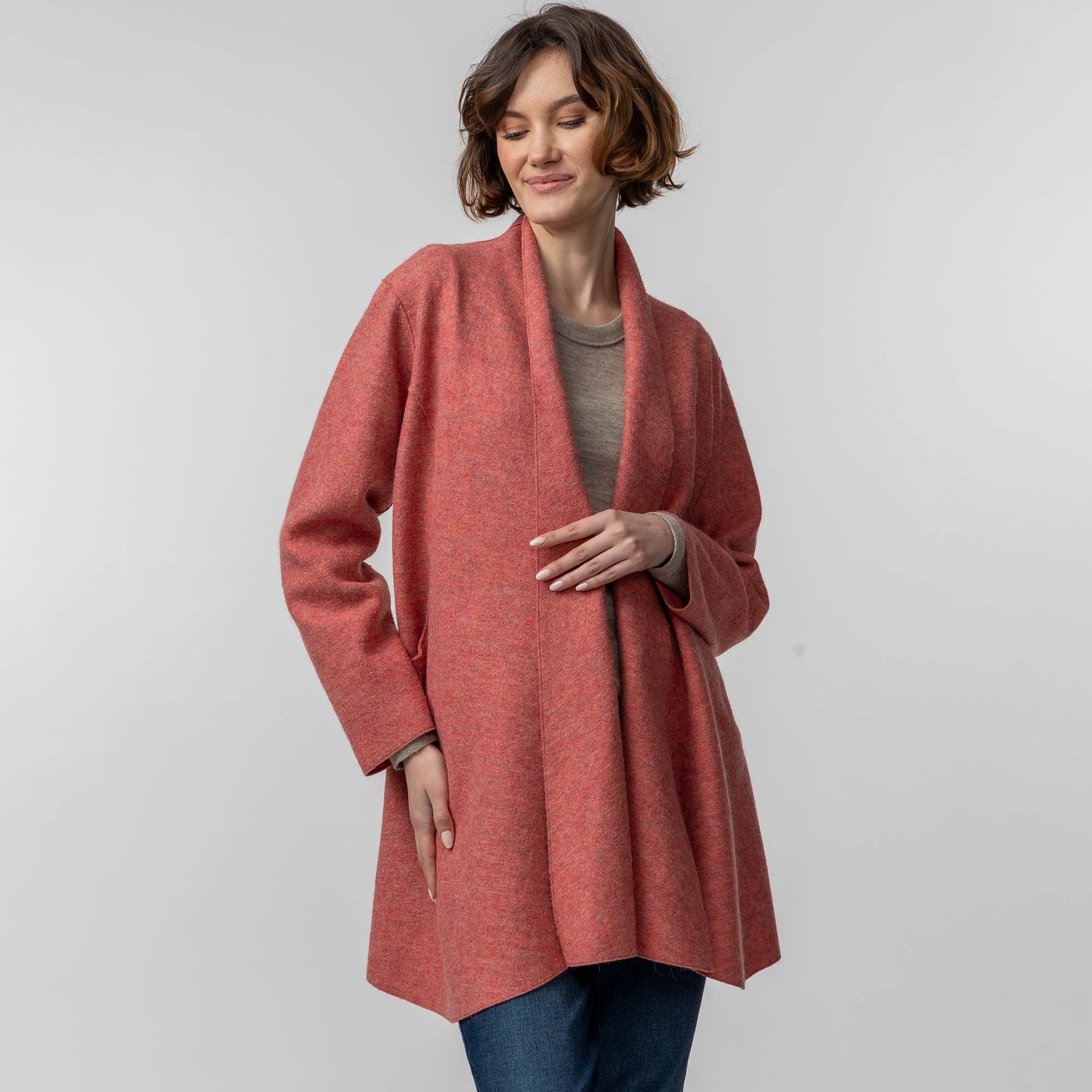 Women | Swing Coat | Cayenne