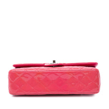 Chanel | Pre-Owned Medium Classic Patent Double Flap | Pink/Strawberry