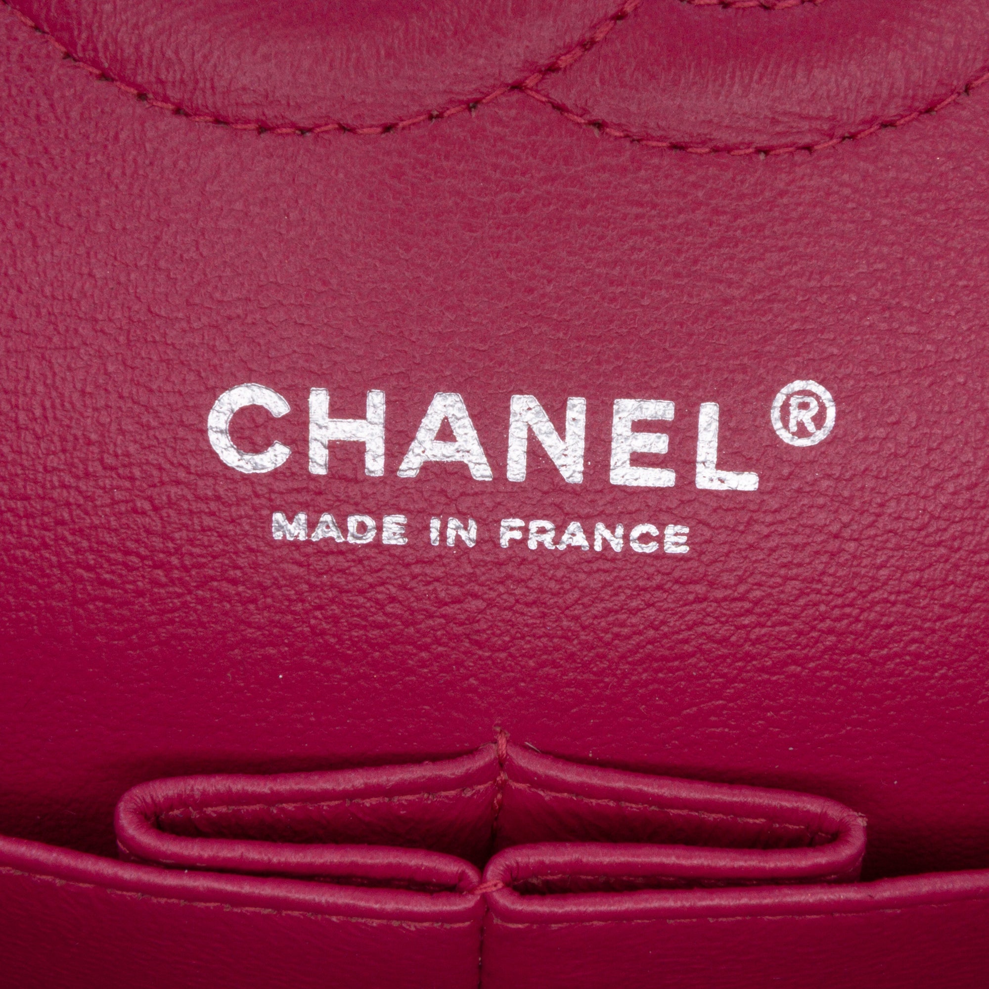 Chanel | Pre-Owned Medium Classic Patent Double Flap | Pink/Strawberry