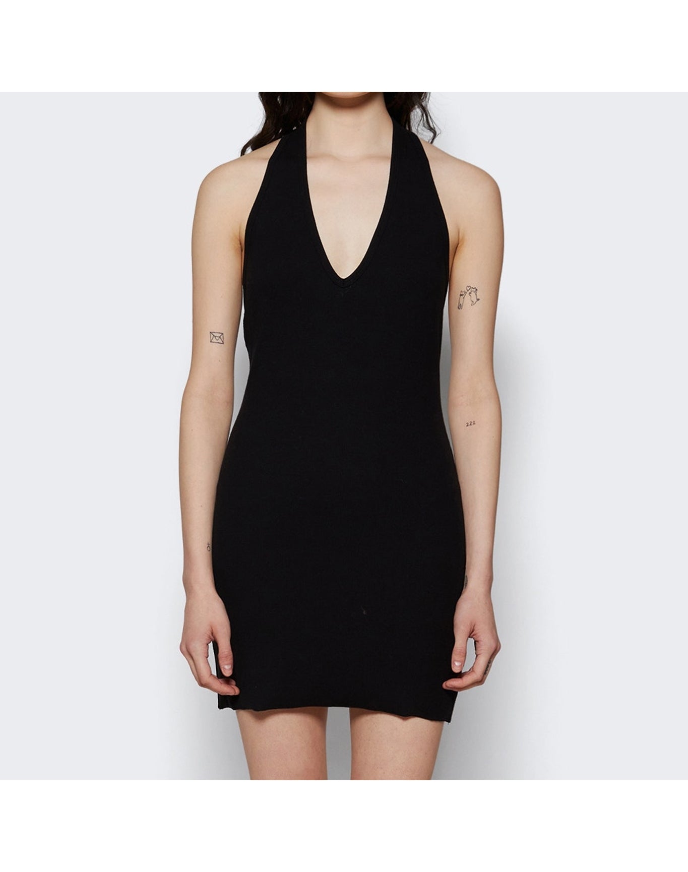 Éterne | Women | Halter Mini Dress | Black