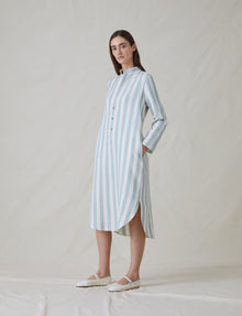 Womens | The New Caftan | Sky Stripe