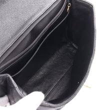 Chanel | Pre-Owned CC Quilted Caviar Kelly Top Handle Bag | Black