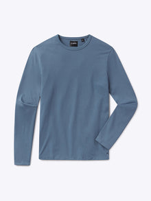 Mens | AO Forever Long Sleeve Tee | Classic-Fit PYCA Pro | Cadet Blue