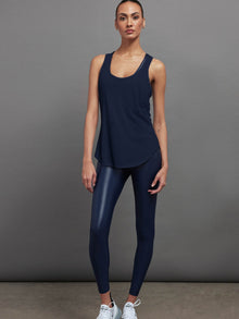 Long RacerBack Tank | Navy Blazer