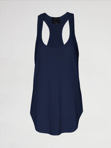 Long RacerBack Tank | Navy Blazer
