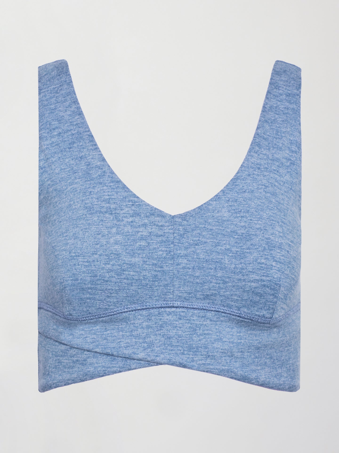 Carbon38 | Wrap Bra in Heather Melt | Quiet Harbor
