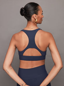 Carbon38 | Scoop Racerback Bra in Melt | Navy