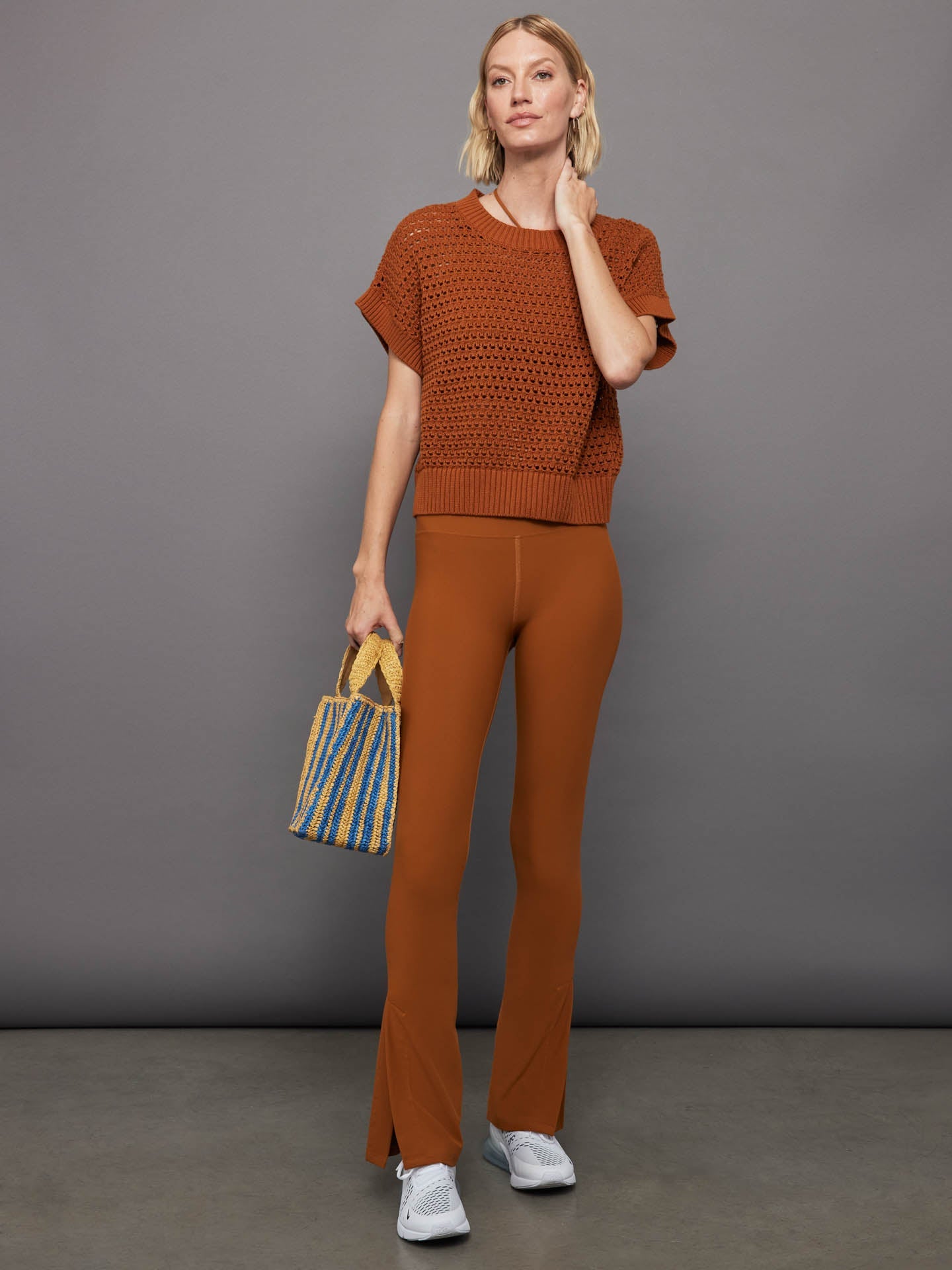 Carbon38 | One Shoulder Convertible Bra Top in Melt | Caramel Cafe