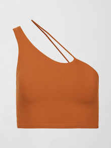 Carbon38 | One Shoulder Convertible Bra Top in Melt | Caramel Cafe