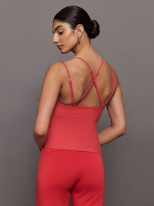 Carbon38 | Strappy Tank in Melt | Tomato