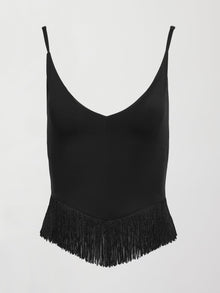 Carbon38 | Fringe Tank in Melt | Black
