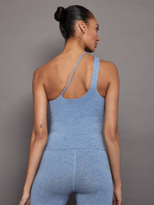 Carbon38 | One Shoulder Convertible Tank in Heather Melt | Quiet Harbor