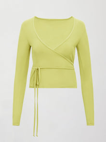 Long Sleeve Tie Top in Melt | Charlock