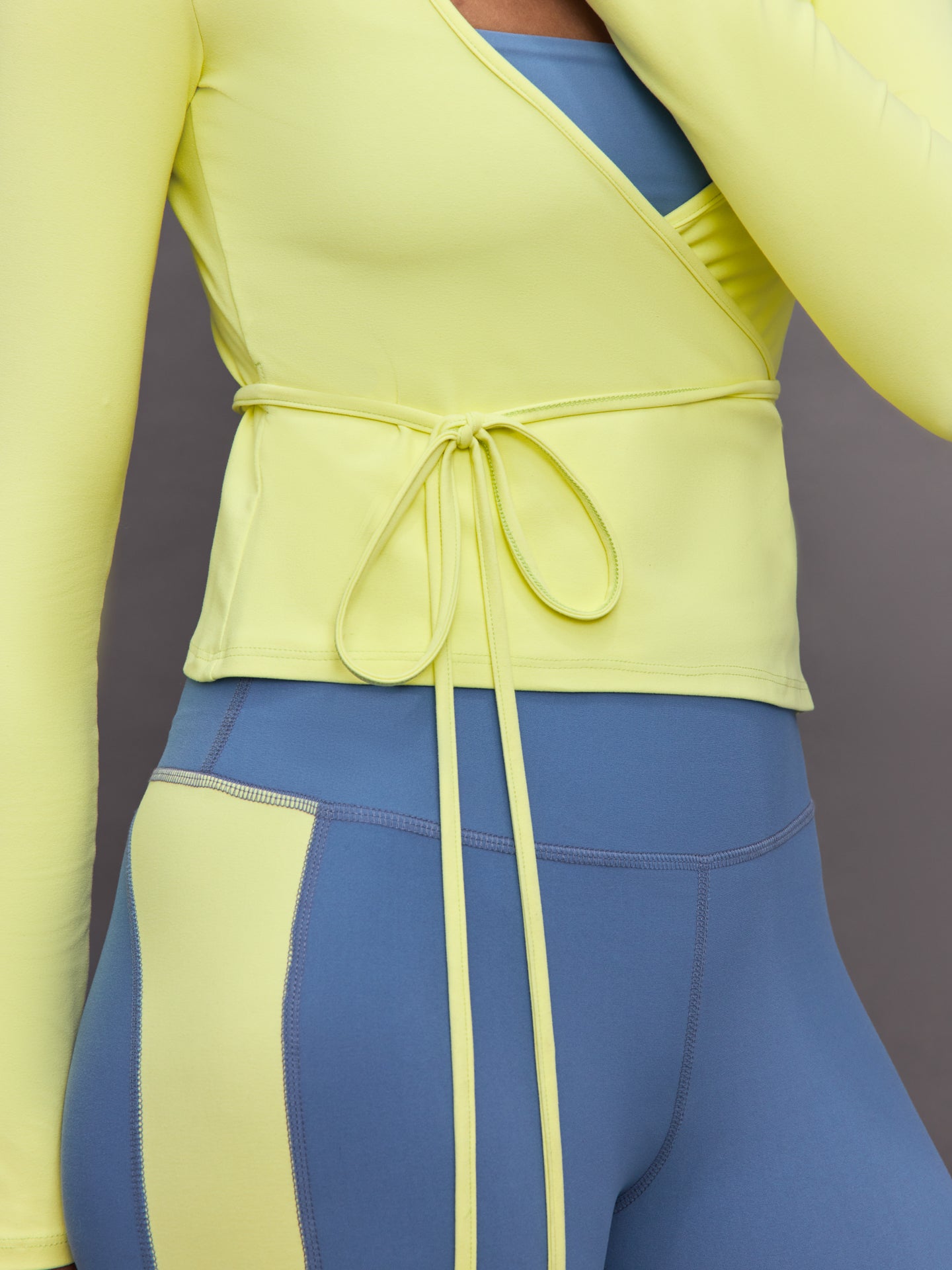 Carbon38 | Long Sleeve Tie Top in Melt | Charlock