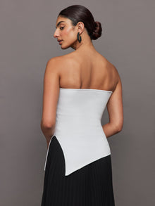 Carbon38 | Asymmetrical Sweater Top | Ivory