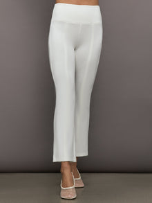Carbon38 | Kick Flare Pant in Scuba | White