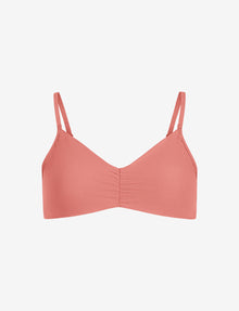 Cotton Bralette::Coral::Main