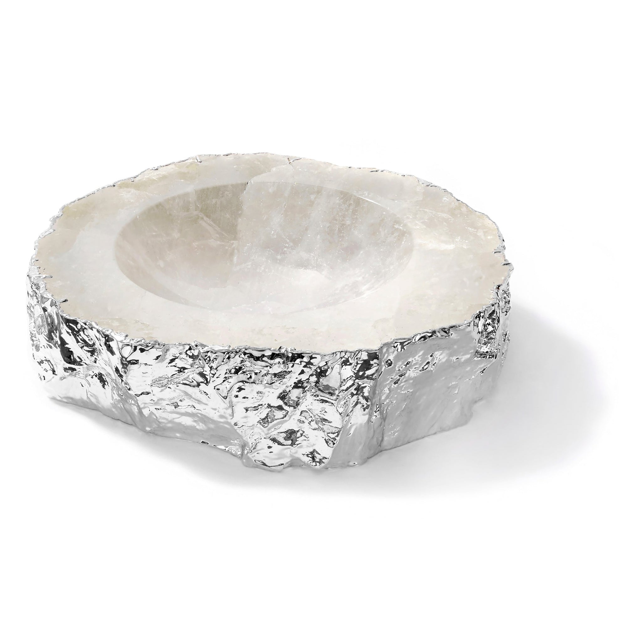 Casca Bowl | Pure Silver-Plated | Crystal