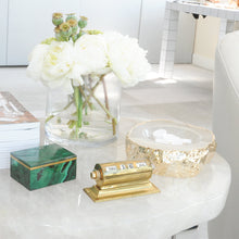 Casca Bowl | 24K Gold-Plated | Crystal