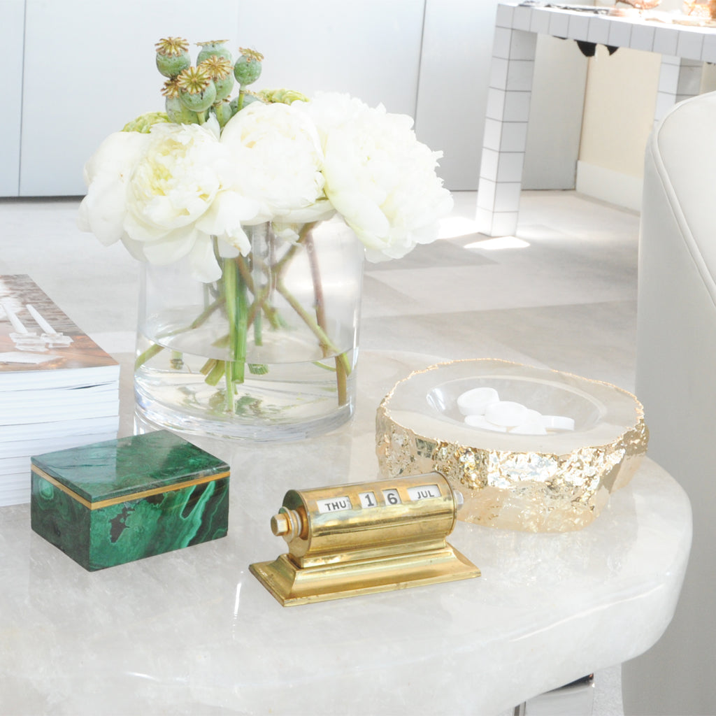 Casca Bowl | 24K Gold-Plated | Crystal