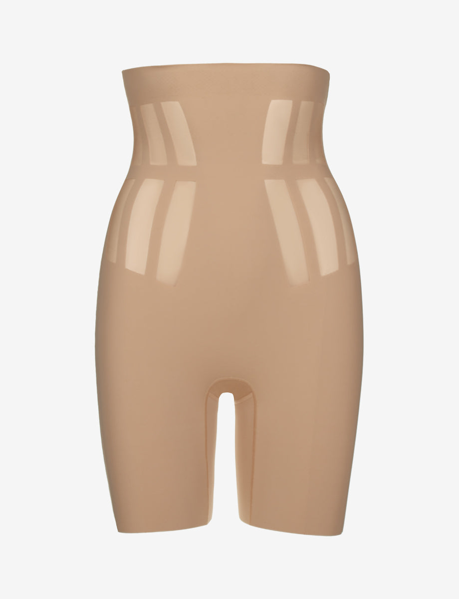 Luxe Control High Waisted Short::Beige::Main