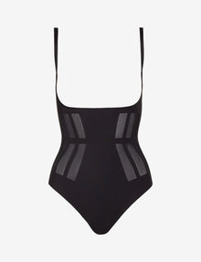 Luxe Control Bodysuit::Black::Main