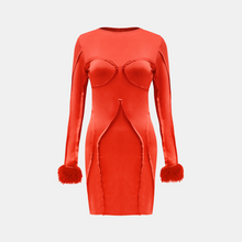 OW Collection Ciara Mini Dress | Red