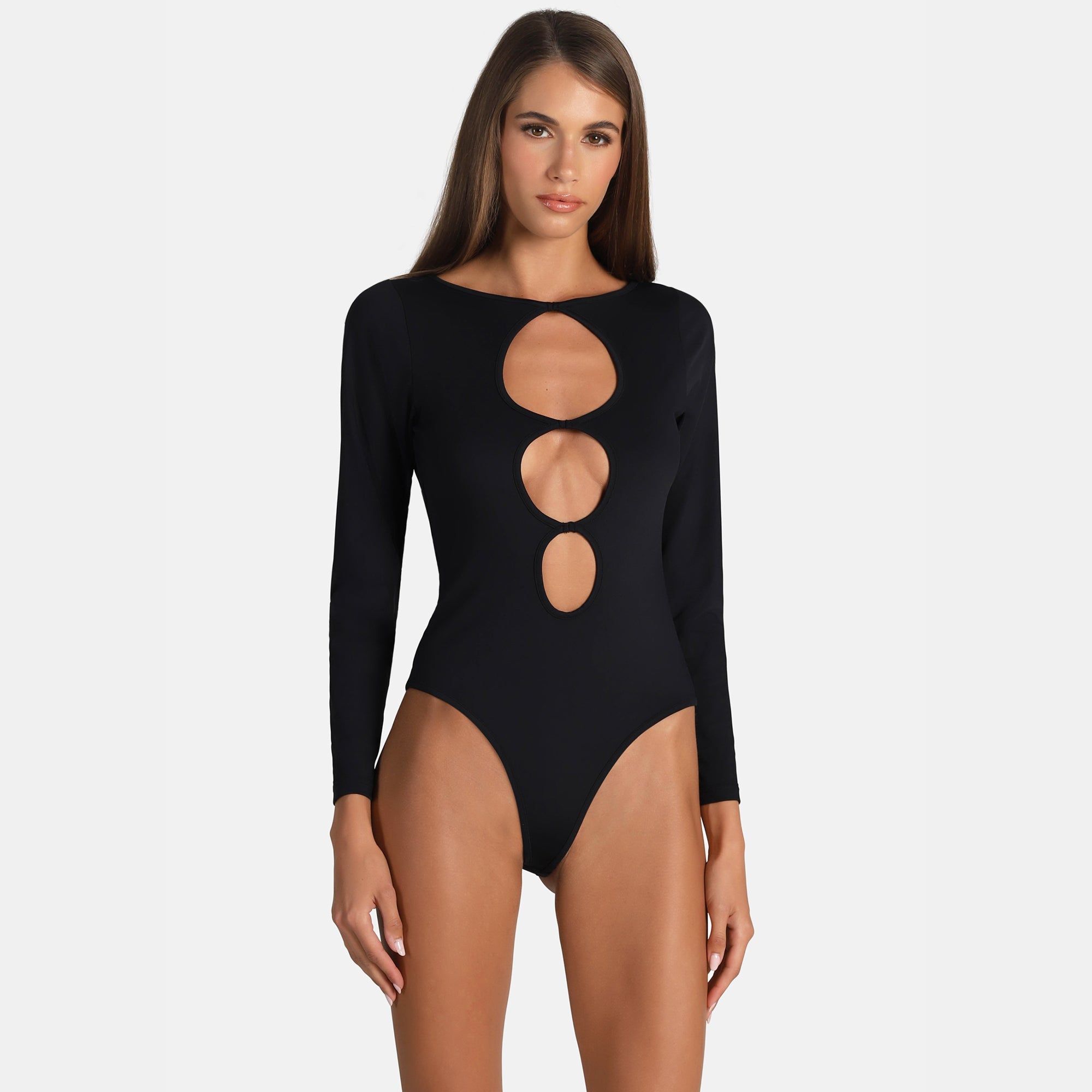 OW Collection Cora Bodysuit | Black