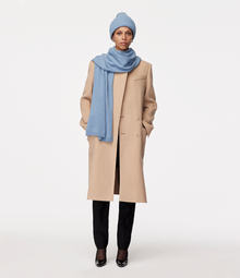 Another Tomorrow Cashmere Scarf in Cornflower – Cashmere