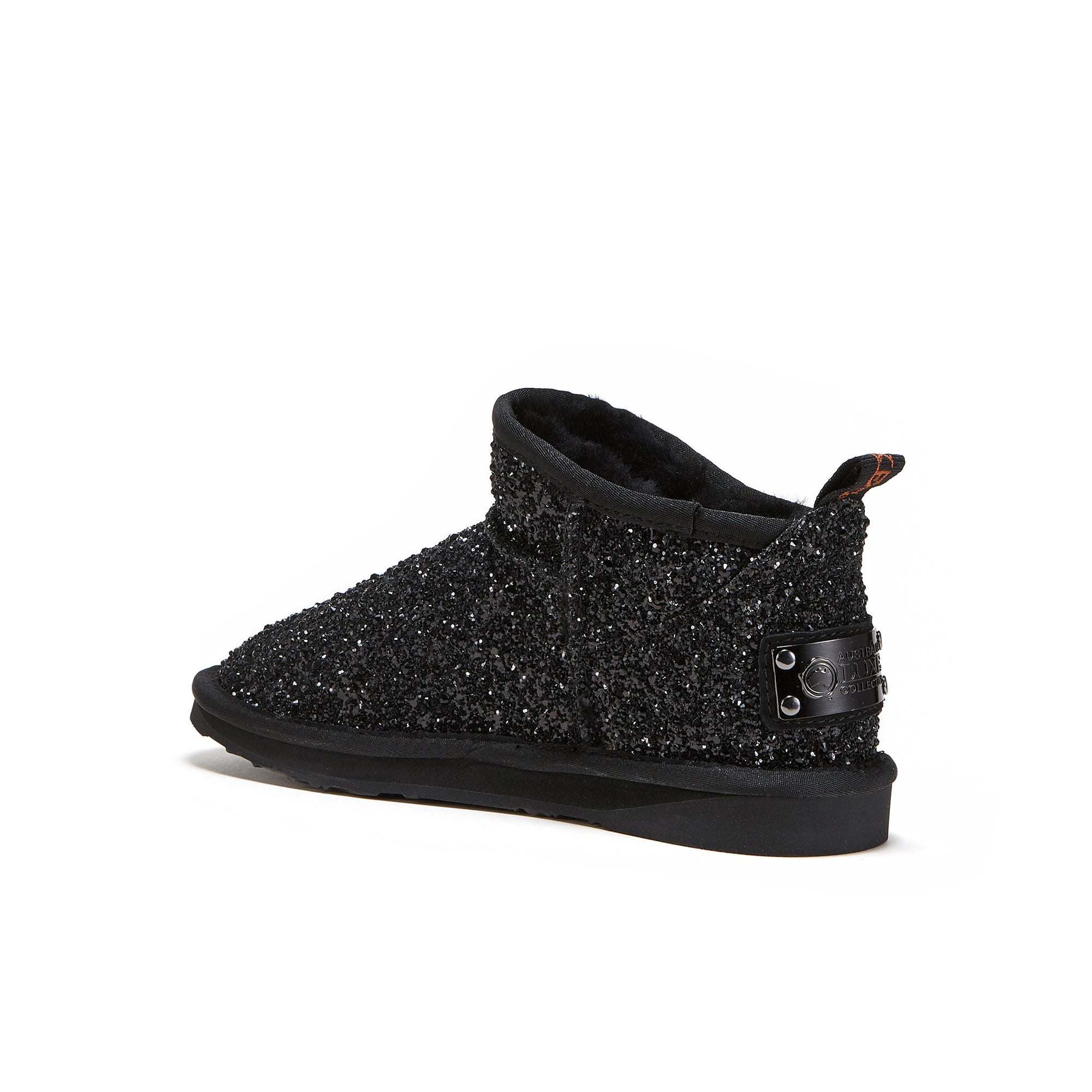 COSY ULTRA SHORT GLITTER BLACK - Australia Luxe Collective