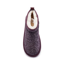 COSY ULTRA SHORT GLITTER PLUM - Australia Luxe Collective