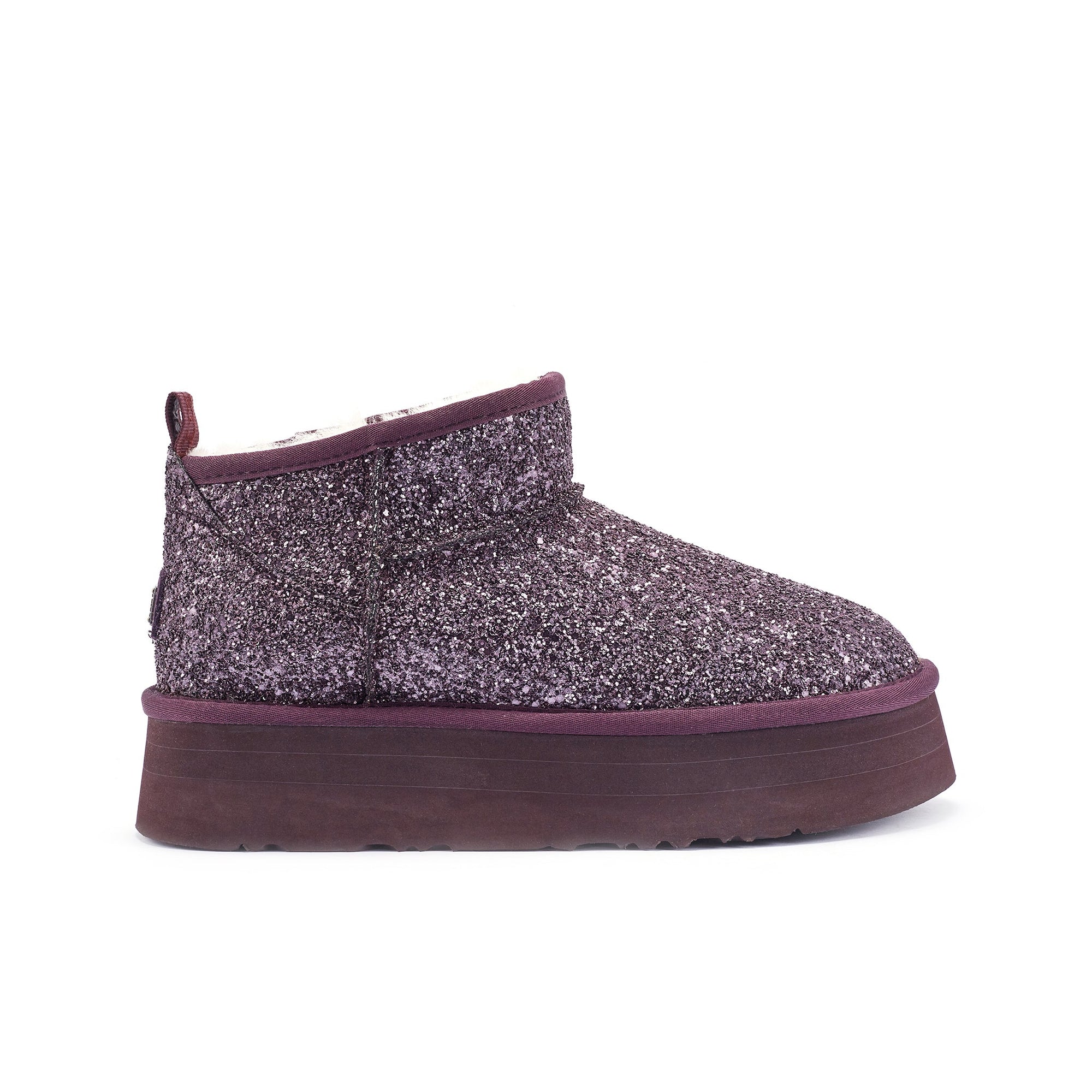 COSY ULTRA PLATFOAM GLITTER PLUM - Australia Luxe Collective