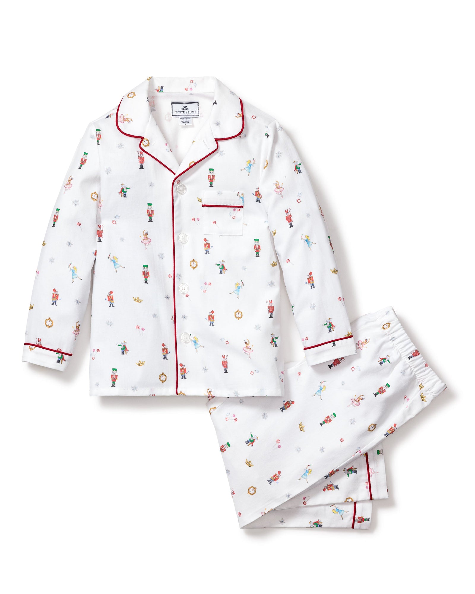 Kid's Twill Pajama Set in A Night at the Nutcracker in A Night at the Nutcracker#Color_A Night at the Nutcracker