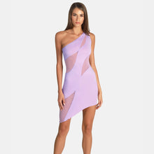 OW Collection Curve Mini Dress | Lavender