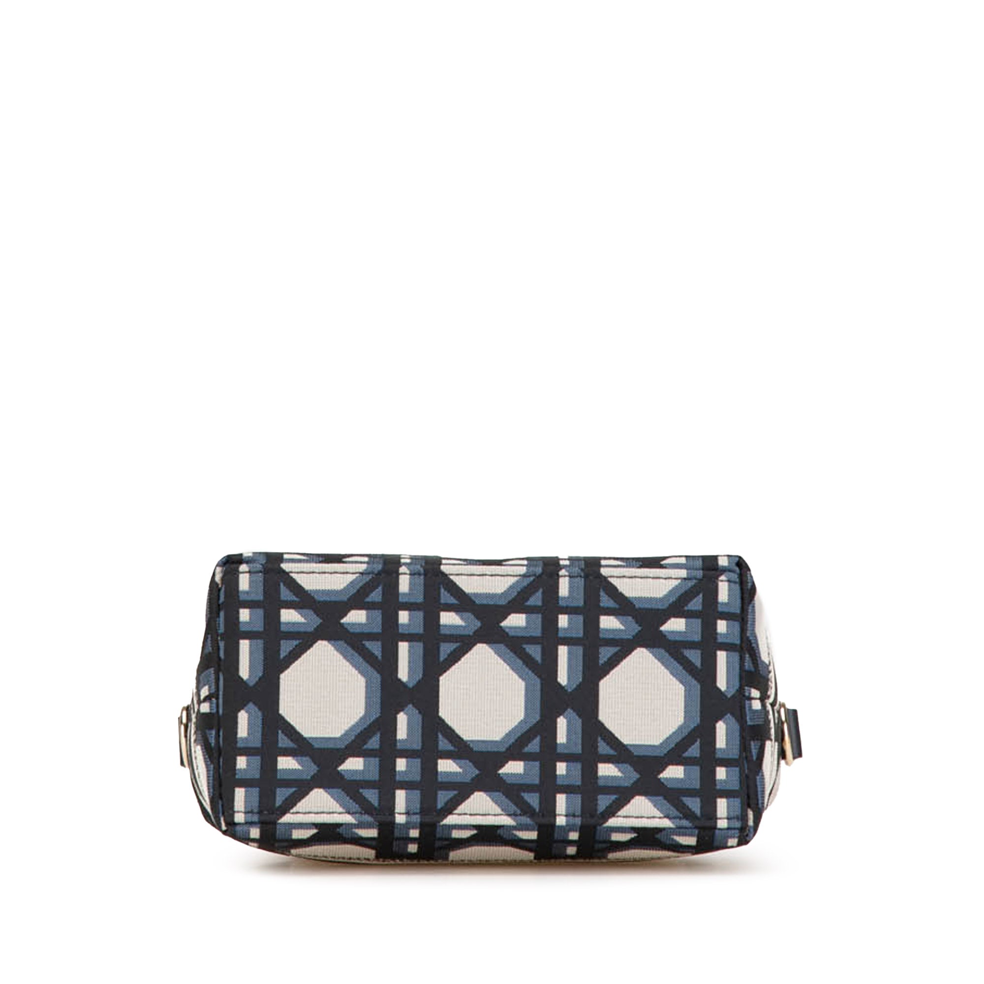 Dior | Pre-Owned Small Canvas Cannage DiorTravel Nomad Pouch | Blue