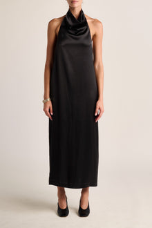 Cartia Halter Dress | Black