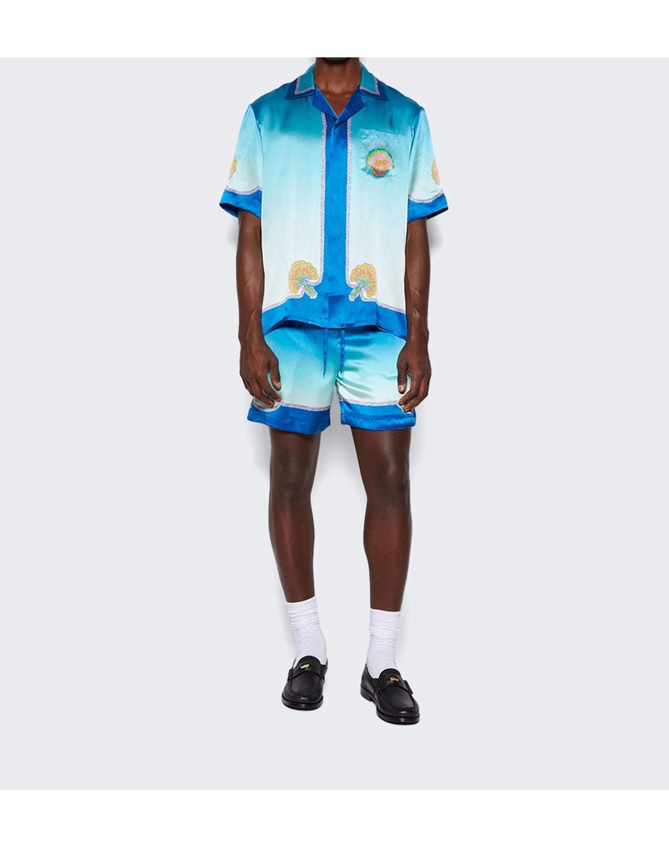 Casablanca | Men | Drawstring Shorts | Blue